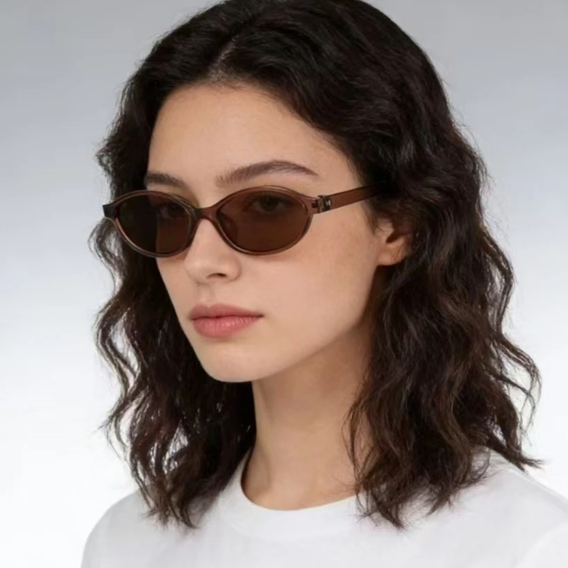 Designer Sunglasses - Óculos de sol pequenos e ovais,