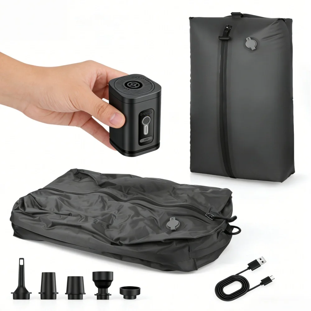 Travel Luggage Set - Sacos de Armazenamento a Vácuo, Cubos