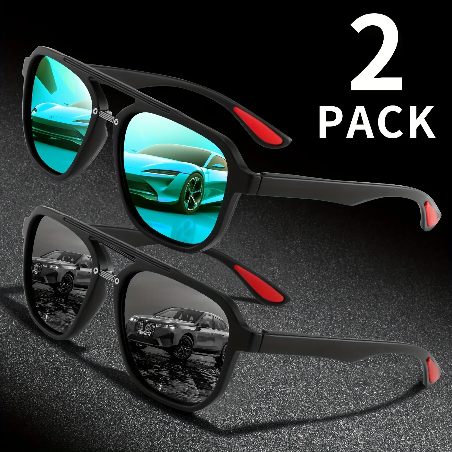 Designer Sunglasses - Óculos de sol clássicos e elegantes,
