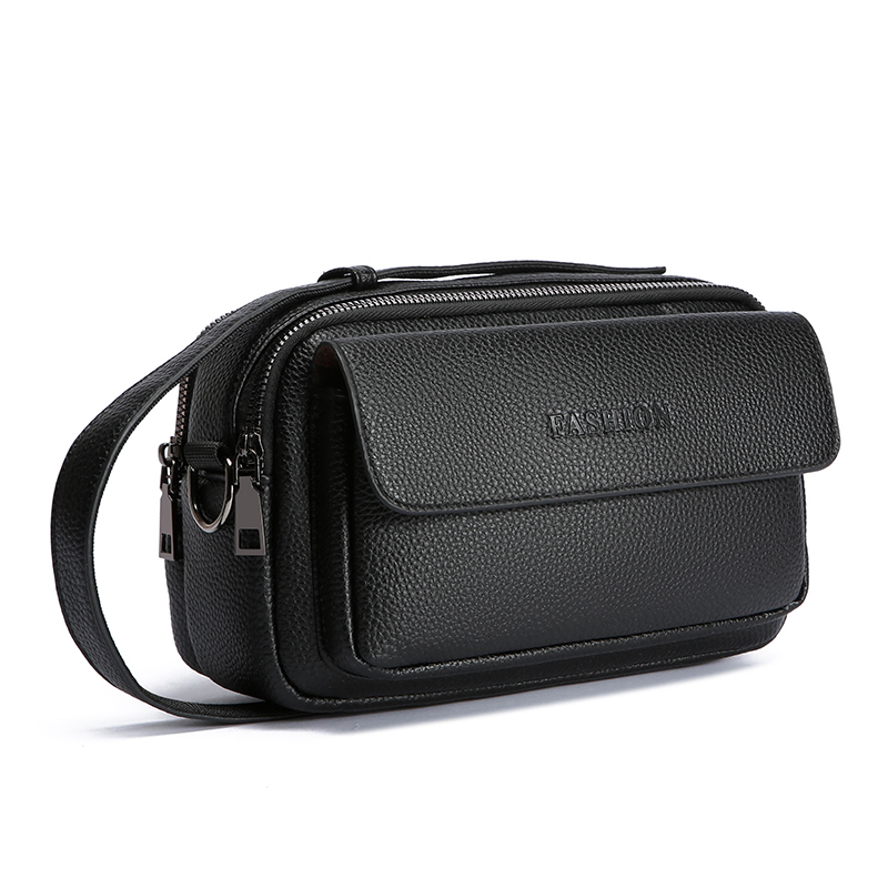Leather Wallet Men - 2026 Nova Bolsa de Mão Masculina