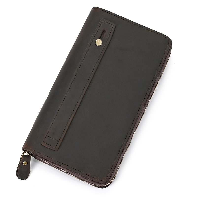 Carteira de embreagem de couro - Leather Wallet Men avaliação e preço