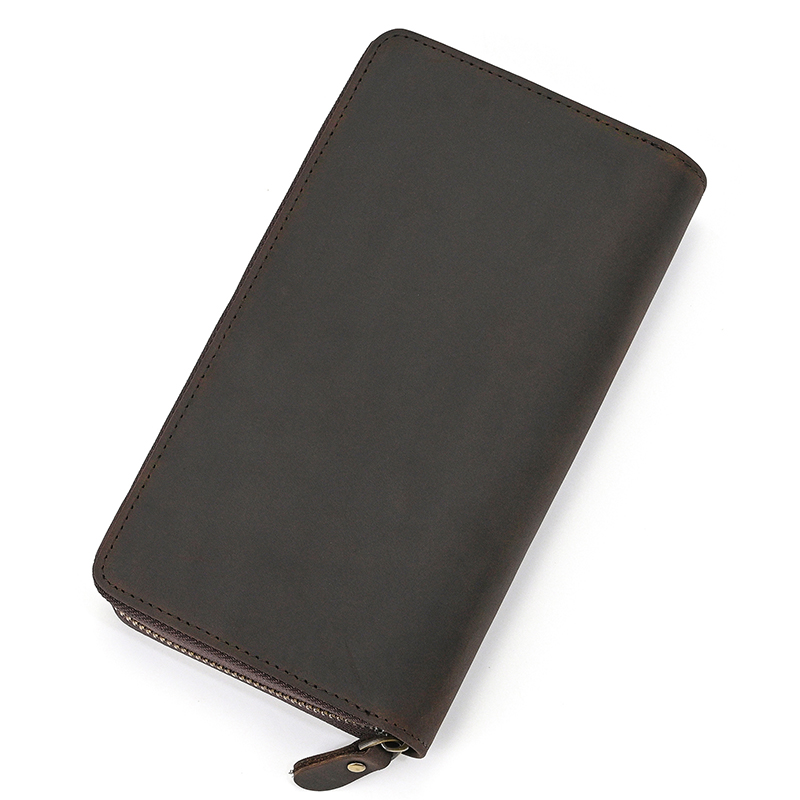 Carteira de embreagem de couro - Leather Wallet Men avaliação e preço