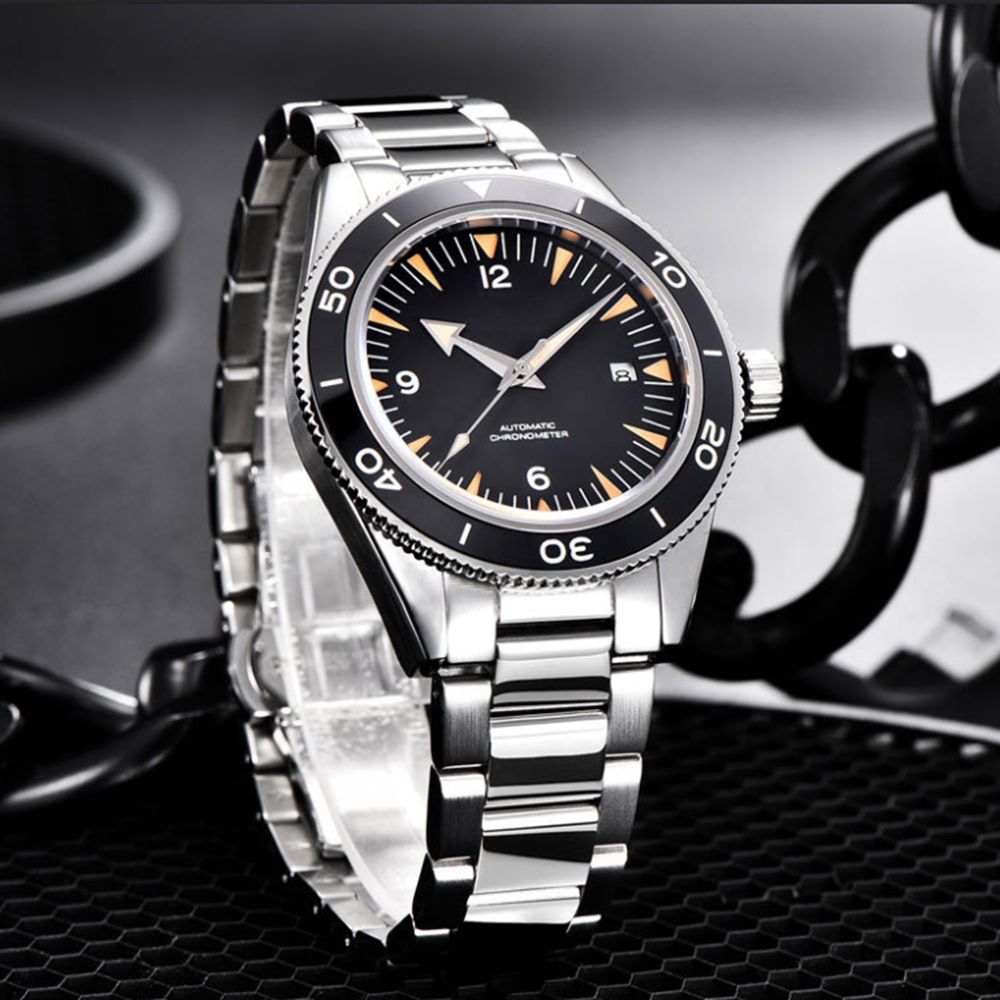 Logotipo personalizado nh35 mo - Luxury Watch Men avaliação e preço