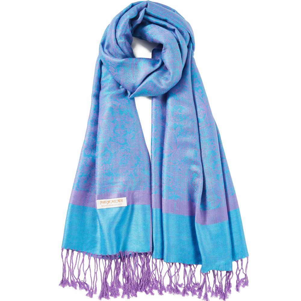 Paisley pashmina xale de seda  - Cashmere Scarf avaliação e preço