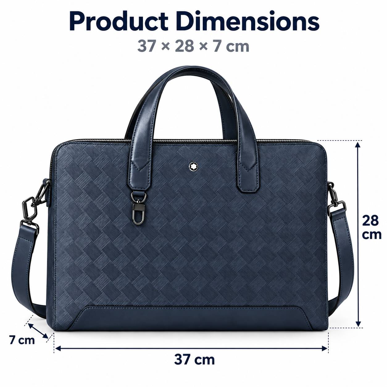 Mala Executiva Slim de Luxo pa - Leather Briefcase avaliação e preço