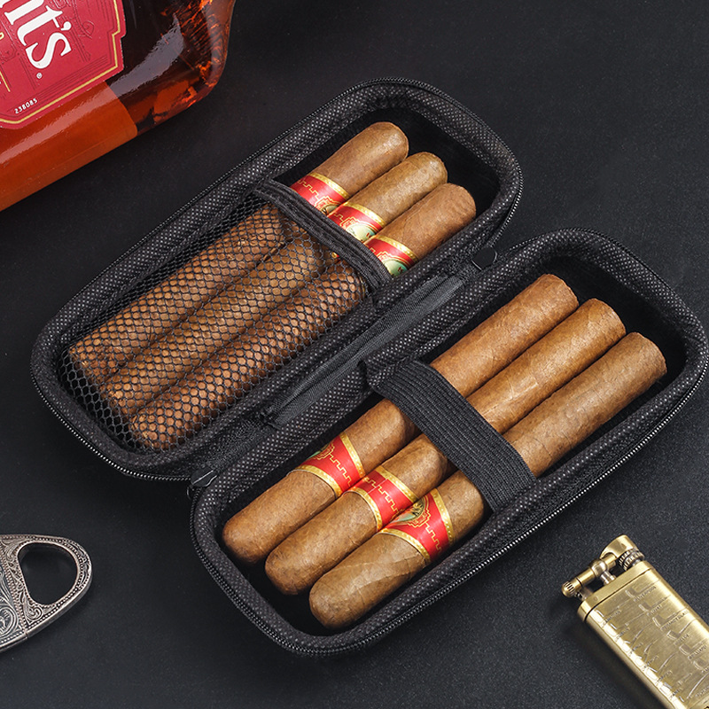 Estojo Portátil para 6 Charuto - Premium Cigar Case avaliação e preço