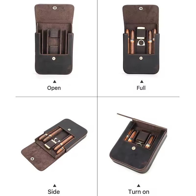 Estojo portátil para charutos, - Premium Cigar Case avaliação e preço