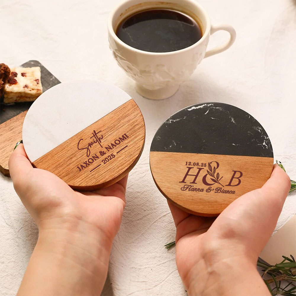 Conjunto de porta-copos de már - Marble Coaster Set avaliação e preço