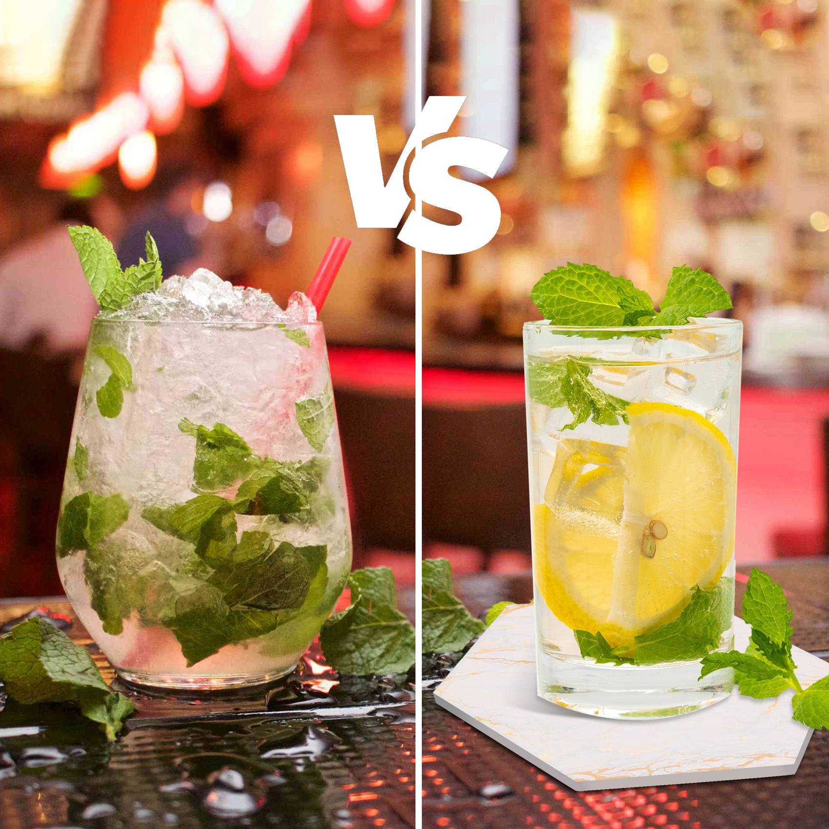 8 porta-copos para bebidas abs - Marble Coaster Set avaliação e preço