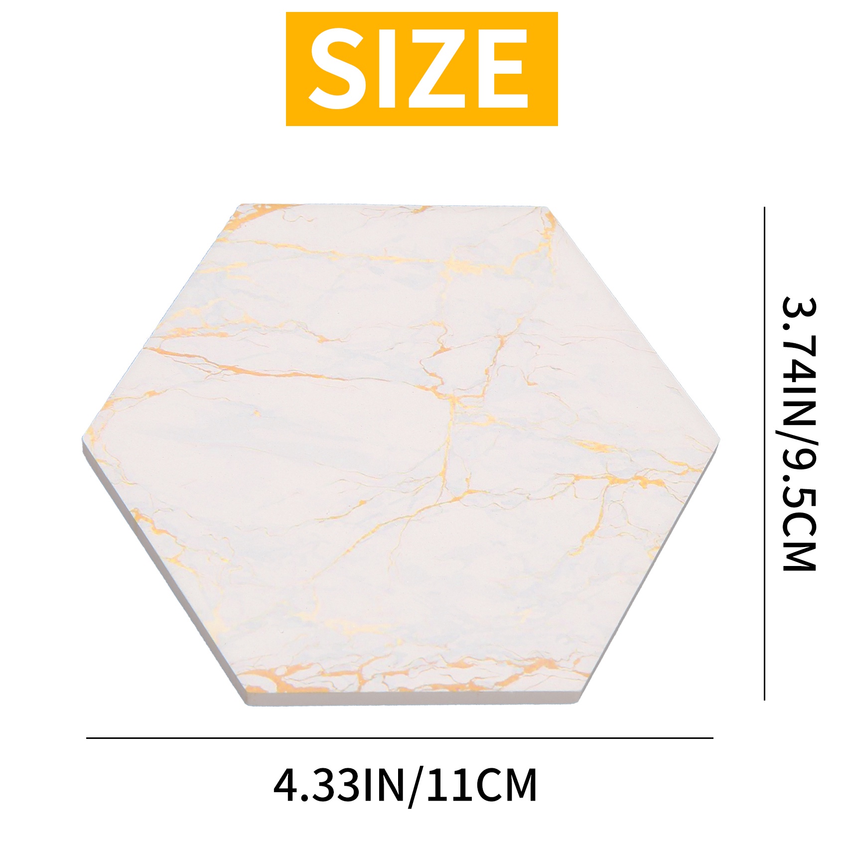 8 porta-copos para bebidas abs - Marble Coaster Set avaliação e preço