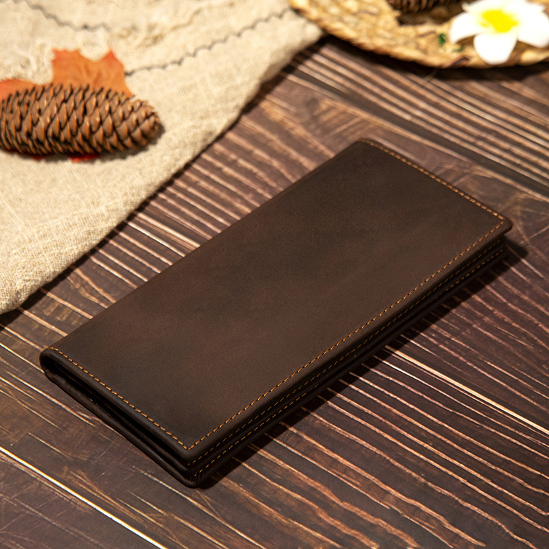 Carteira Masculina de Couro Ge - Leather Wallet Men avaliação e preço