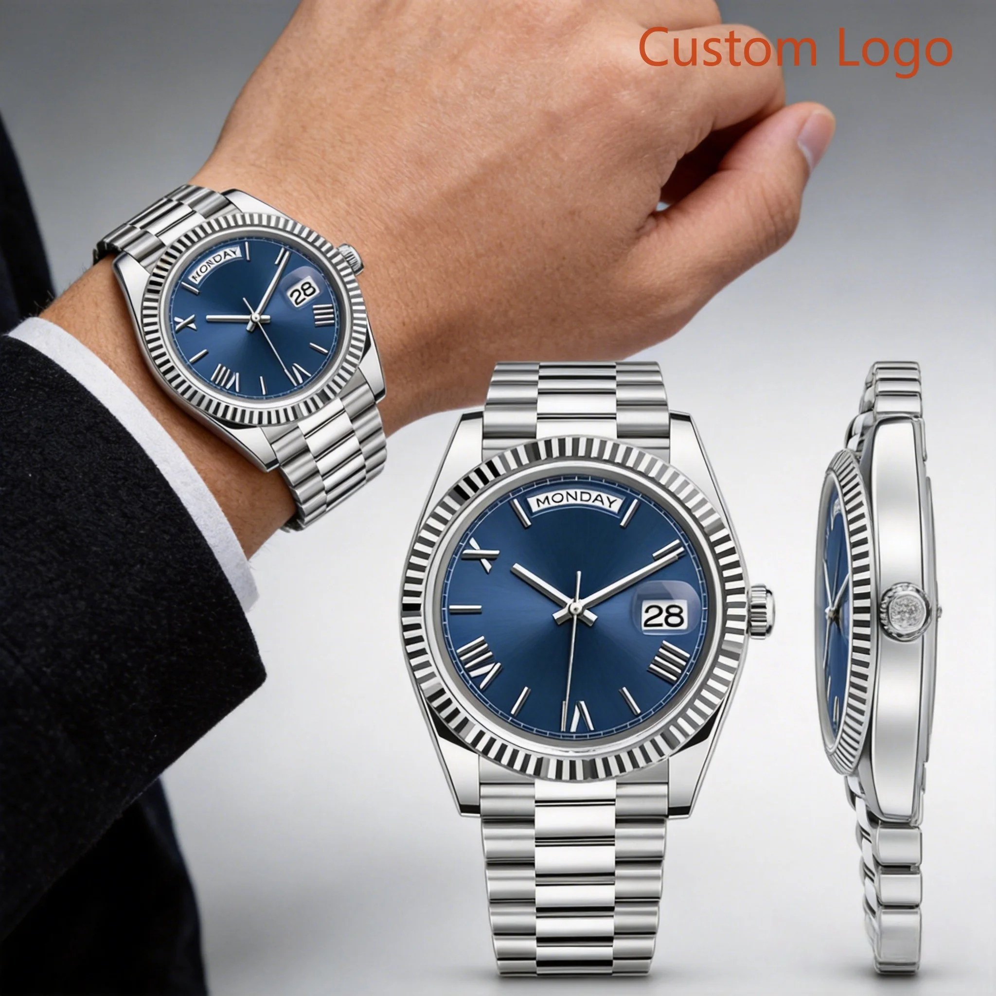 Relógio Masculino 41mm Mostrad - Luxury Watch Men avaliação e preço