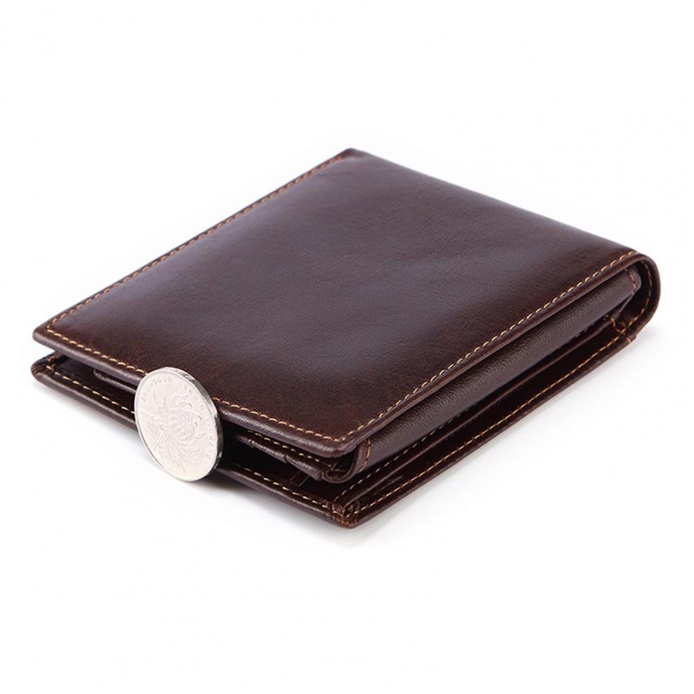 Carteira Masculina Vintage com - Leather Wallet Men avaliação e preço