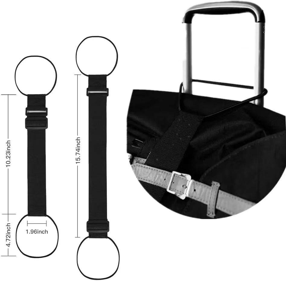 Cinta Ajustável para Bagagem:  - Travel Luggage Set avaliação e preço