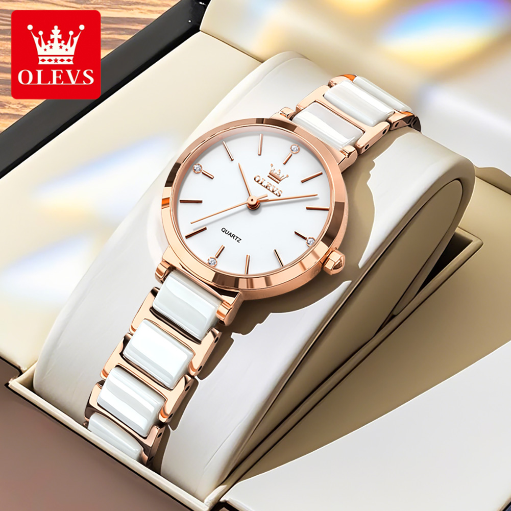 Olevs relógio feminino 5877 lu - Luxury Gift Set avaliação e preço