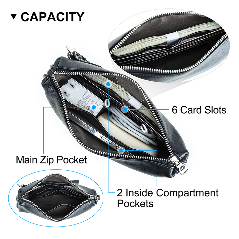 Bolsa de Couro Genuíno CONTACT - Leather Wallet Men avaliação e preço