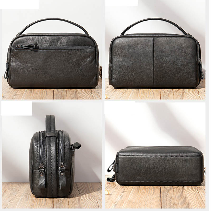 Luufan-saco de embreagem de co - Leather Wallet Men avaliação e preço