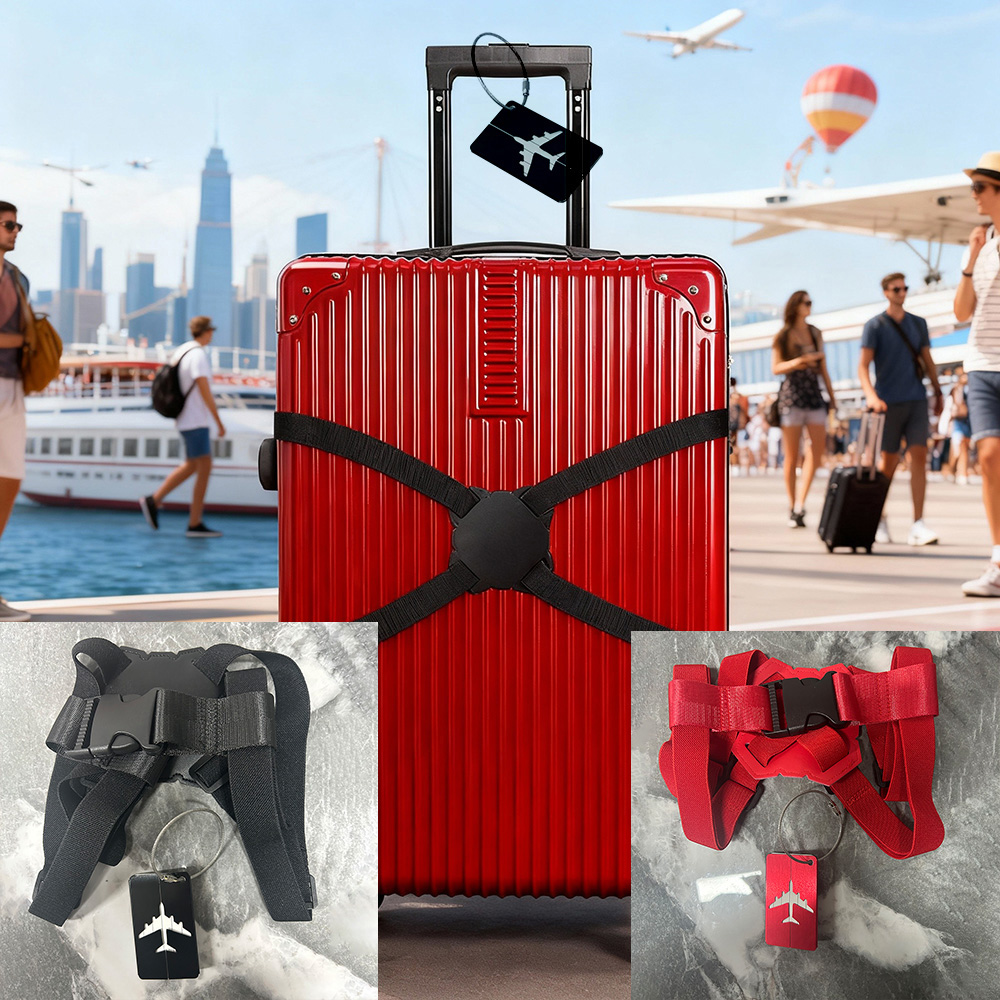 Conjunto de 2 Peças: Etiquetas - Travel Luggage Set avaliação e preço