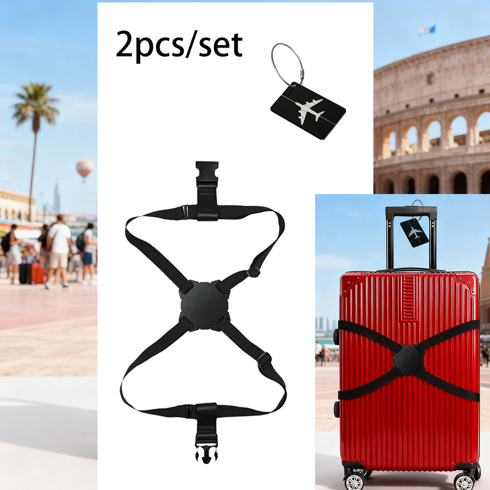 Conjunto de 2 Peças: Etiquetas - Travel Luggage Set avaliação e preço