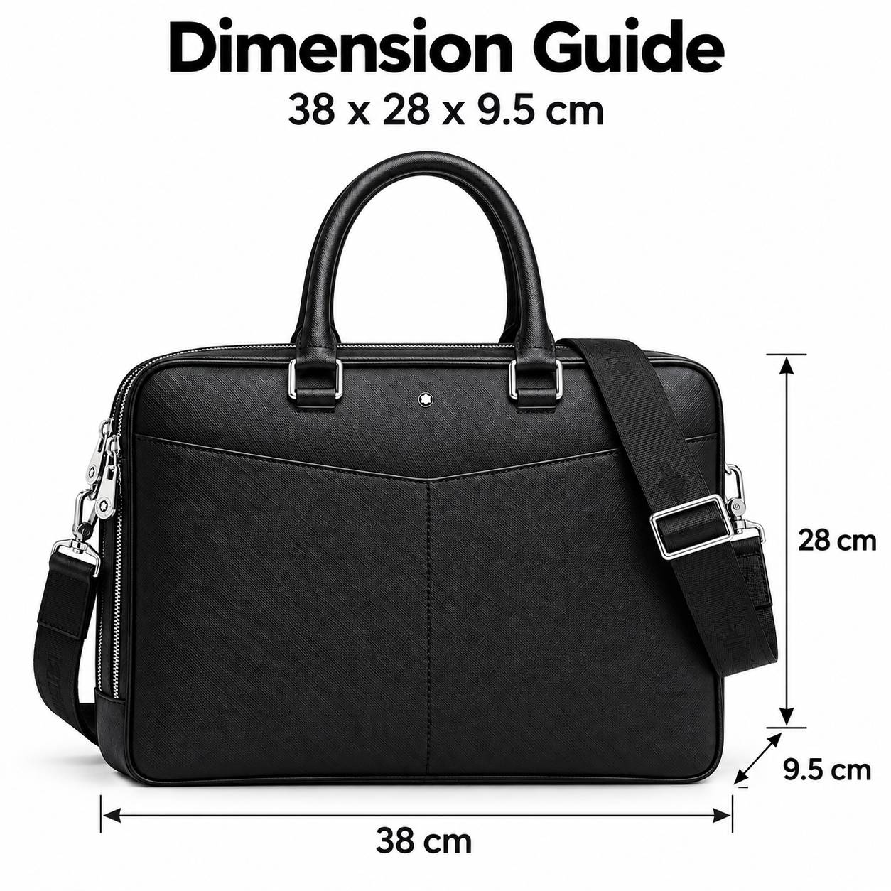 Mala de negócios clássica para - Leather Briefcase avaliação e preço