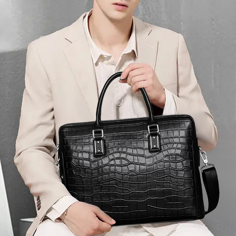 Nova Pasta Executiva Masculina - Leather Briefcase avaliação e preço