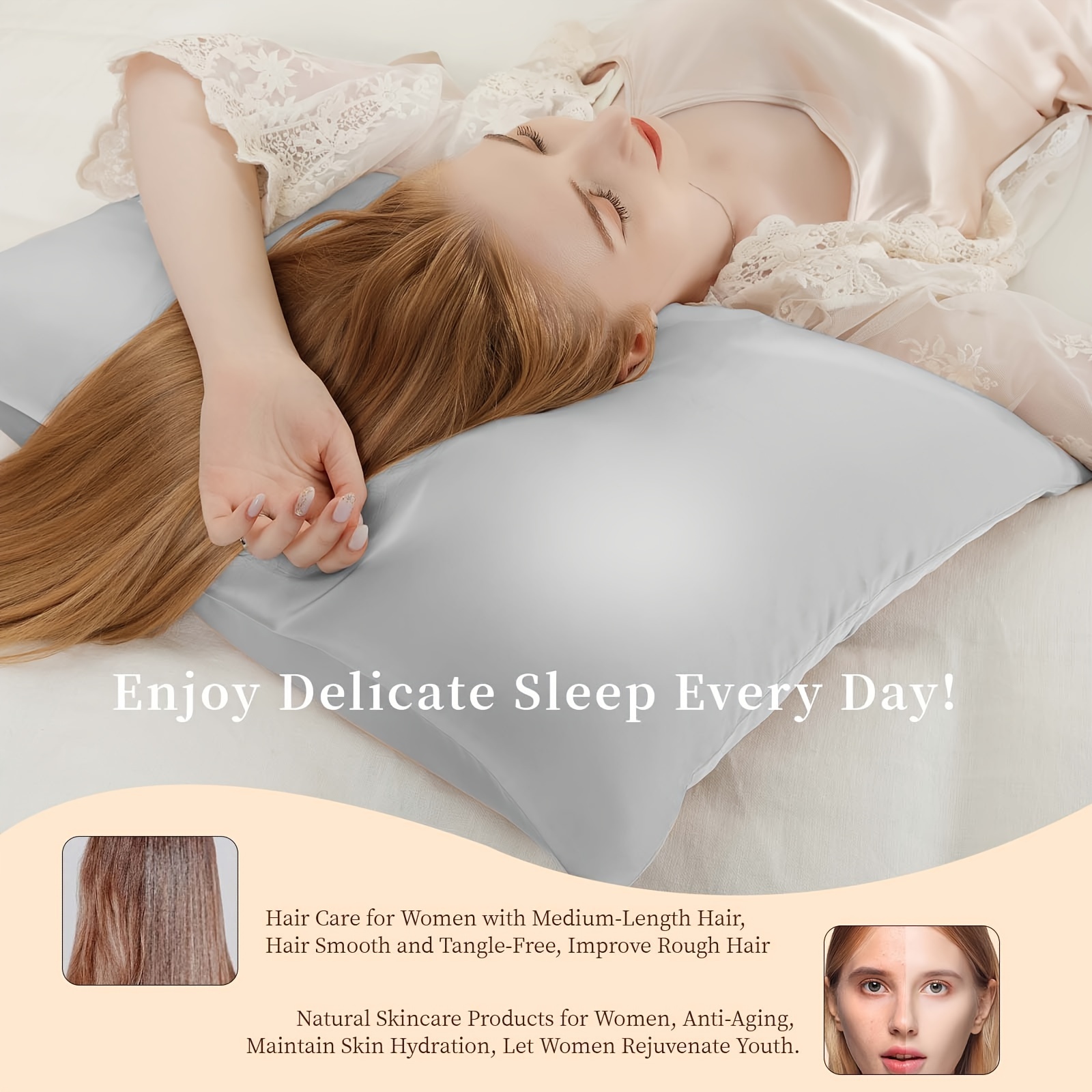 2 Peças de Fronhas de Seda de  - Silk Pillowcase avaliação e preço