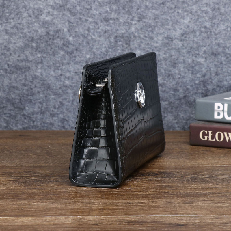 Bolsa de mão de couro genuíno  - Leather Wallet Men avaliação e preço