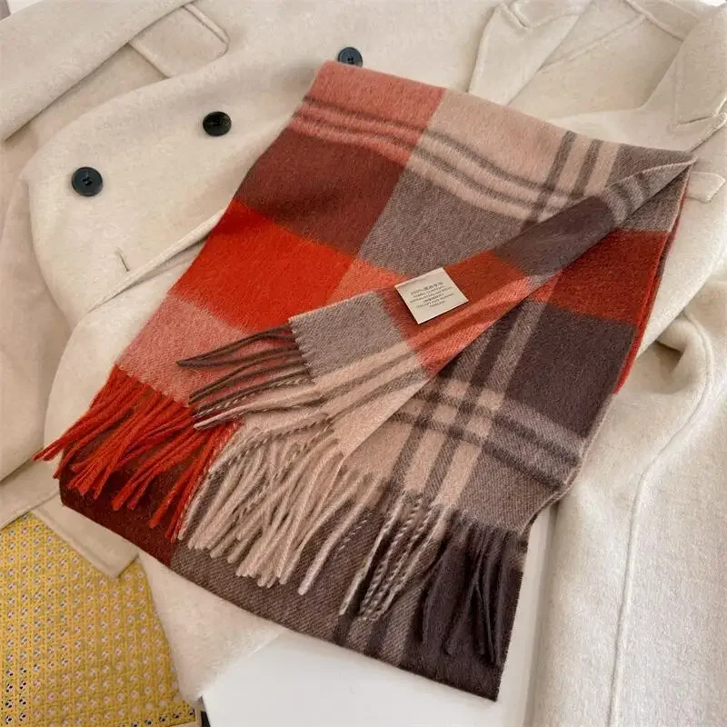 Cachecol de Lã 100% de Alta Qu - Cashmere Scarf avaliação e preço