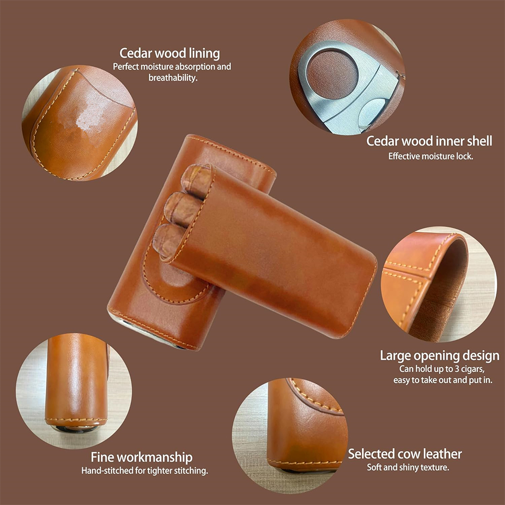 Kit Portátil para Charutos, Es - Premium Cigar Case avaliação e preço