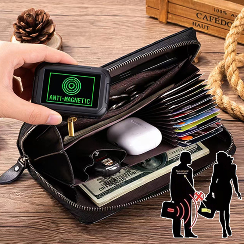 Nova Carteira Longa Masculina  - Leather Wallet Men avaliação e preço