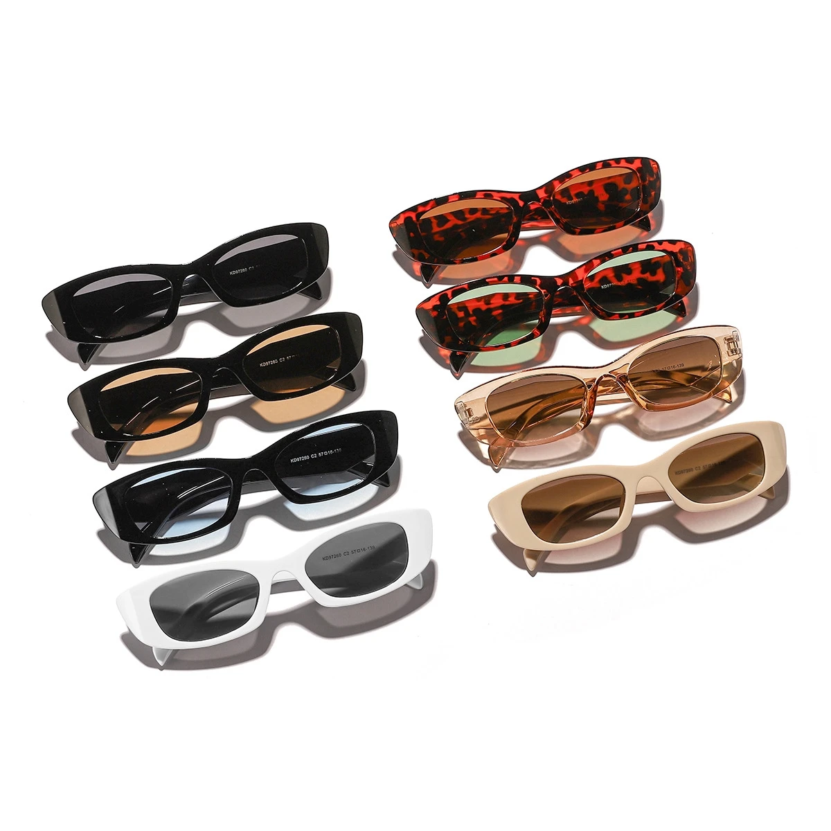 Óculos de sol quadrados pequen - Designer Sunglasses avaliação e preço