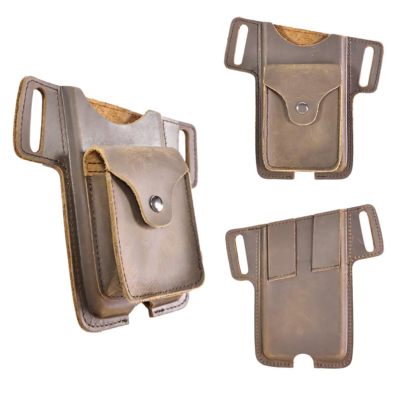 Sacos de cintura de couro genu - Leather Wallet Men avaliação e preço