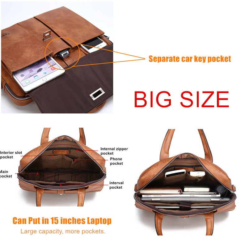 Bolsa de Couro Masculina Jeep  - Leather Briefcase avaliação e preço