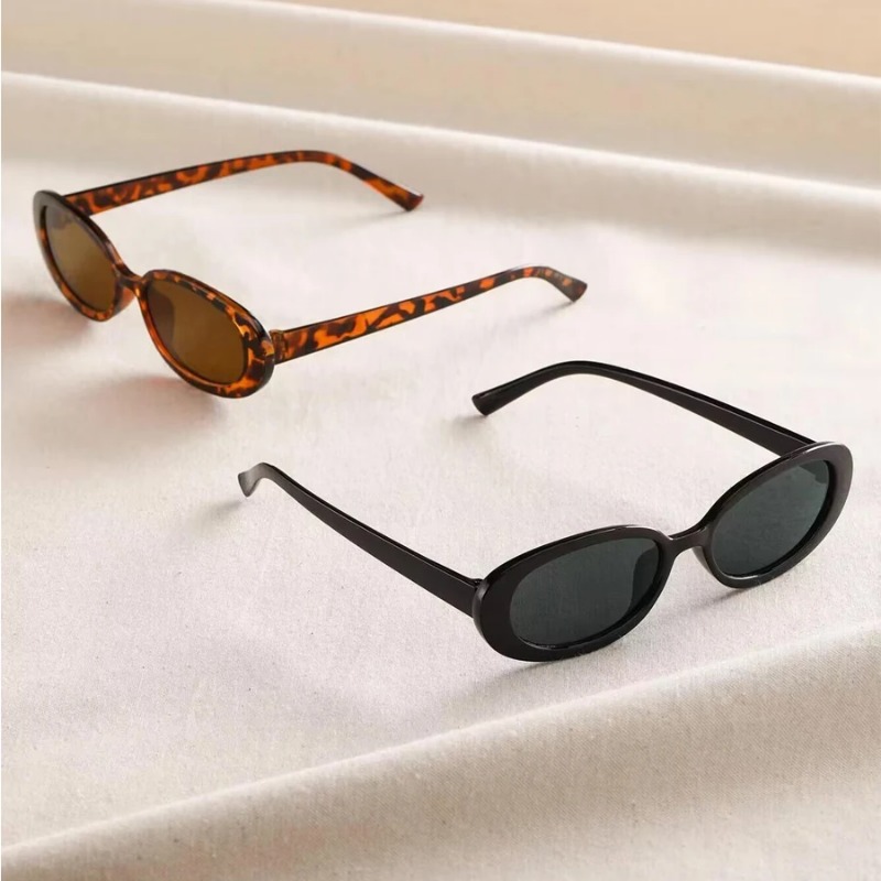 Óculos de sol ovais vintage fe - Designer Sunglasses avaliação e preço