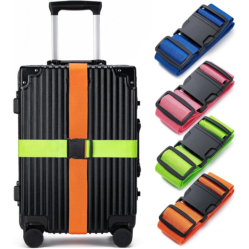 Conjunto de 4 Cintas para Baga - Travel Luggage Set avaliação e preço